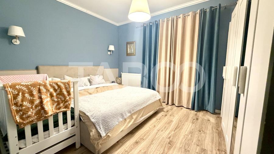 Apartament cu 3 camere semidecomandat, mobilat în Florești