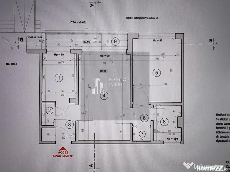 Apartament cu 2 camere nedecomandat în Liviu Rebreanu