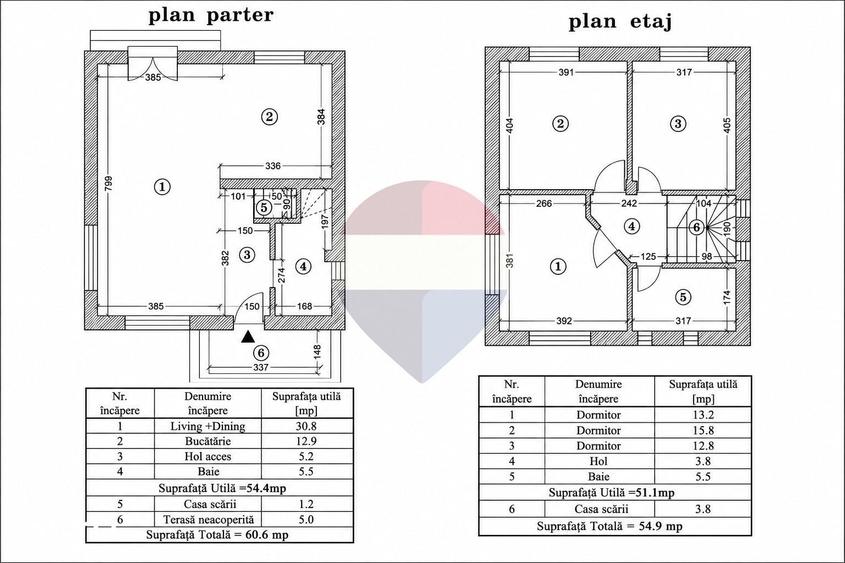 Casă cu 4 camere cu Teren 388 Mp în Central
