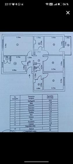 Apartament cu 4 camere decomandat în Central