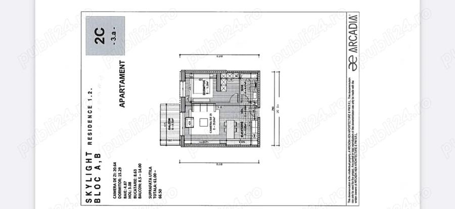 Apartament cu 2 camere decomandat în Obor
