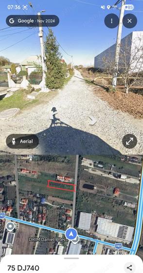 Teren de 1740 mp, în Mărăcineni