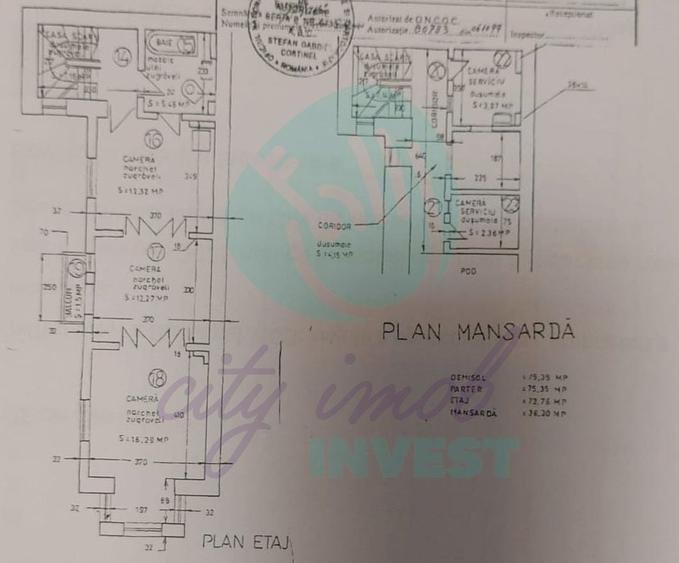Casă individuală cu 9 camere cu Canalizare în Moșilor
