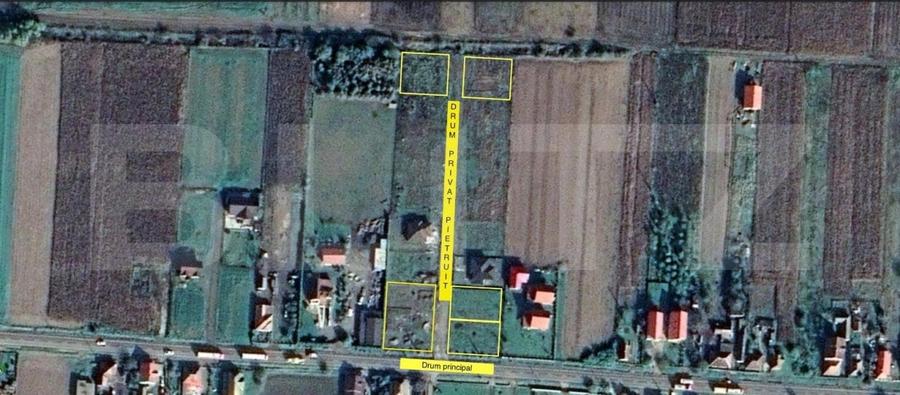 Teren Construcții intravilan de 672 mp, în Nord