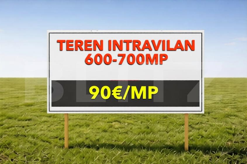 Teren Construcții intravilan de 604 mp, în Moșnița Nouă