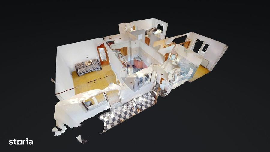 Apartament cu 4 camere în Răcădău