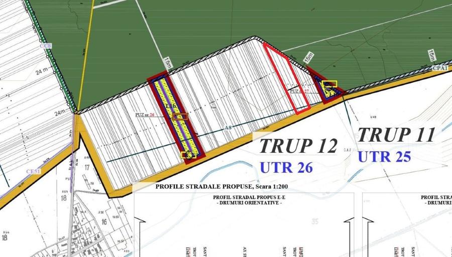 Teren agricol extravilan de 12100 mp, în Moara Vlăsiei
