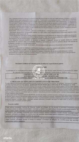 Teren de 800 mp, în Rediu