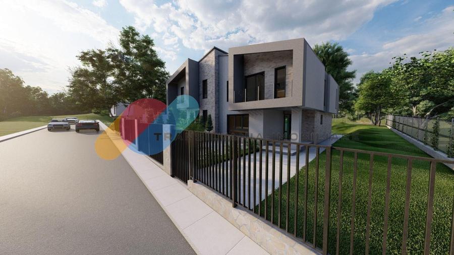 Duplex cu 4 camere cu Canalizare în Chinteni