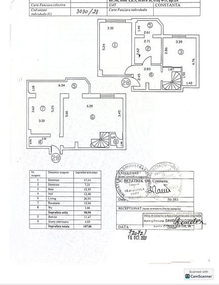 Apartament cu 3 camere decomandat în Casa de Cultură