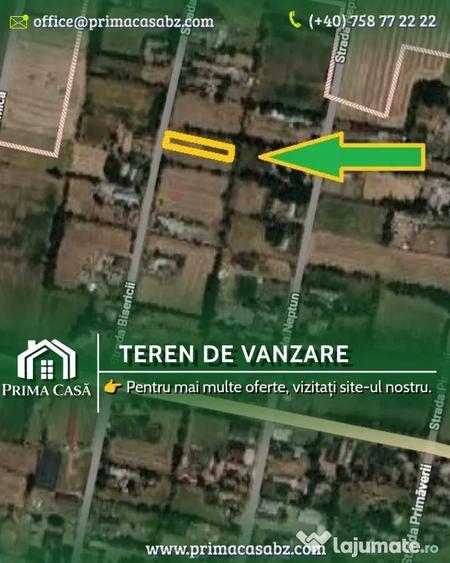 Teren de 1300 mp, în Călțuna
