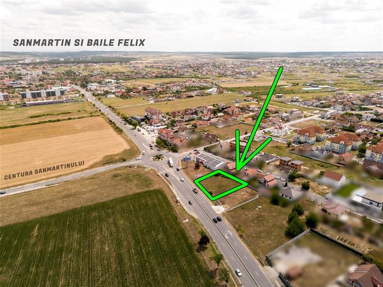 Teren intravilan de 872 mp, în Sânmartin