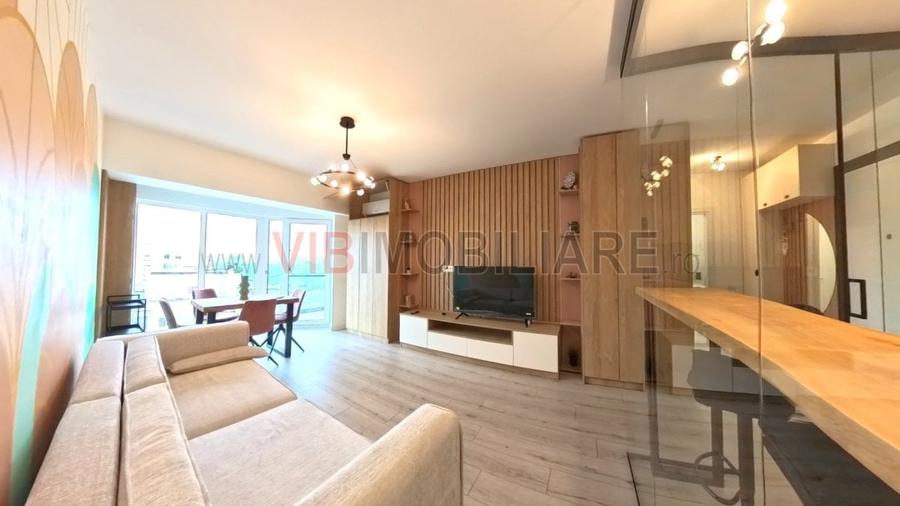 Apartament cu 2 camere semidecomandat, mobilat în Doamna Ghica