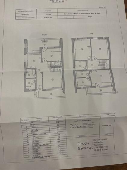 Casă cu 4 camere în Ghermănești