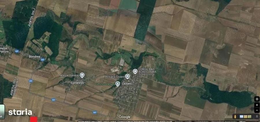 Teren de 10930 mp, în Cezieni