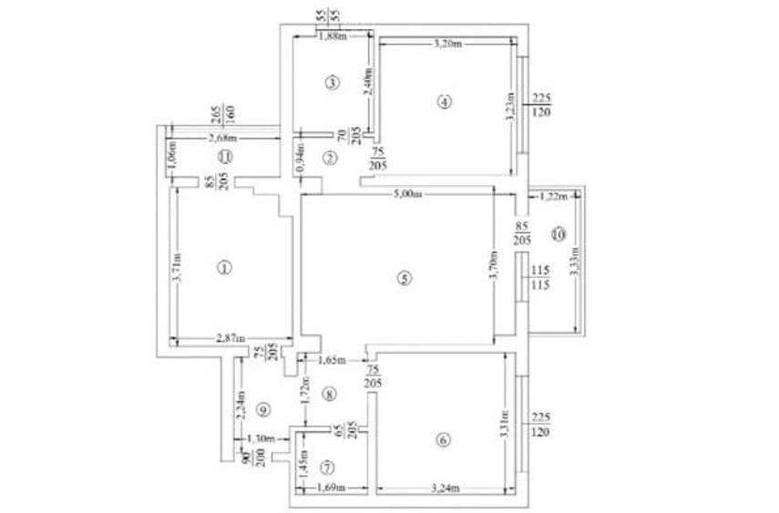 Apartament cu 3 camere semidecomandat, mobilat în Palat