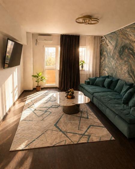 Apartament cu 2 camere semidecomandat, mobilat în Obor