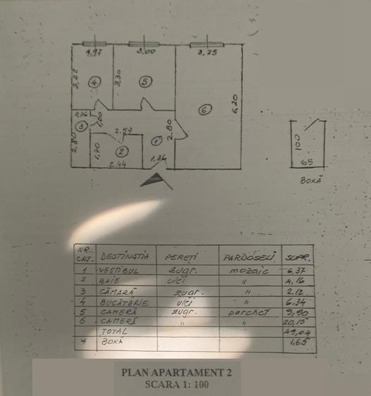 Apartament cu 2 camere decomandat în Kogălniceanu