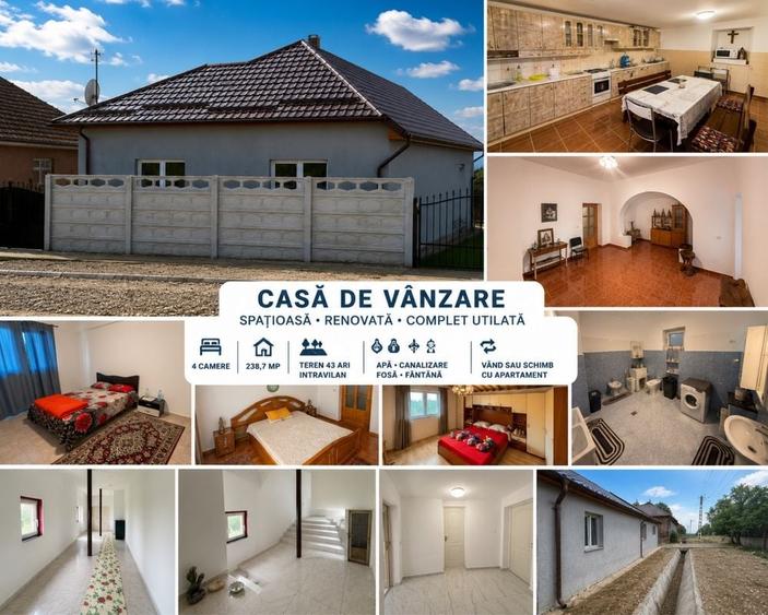 Casă cu 4 camere în Homorodu de Jos