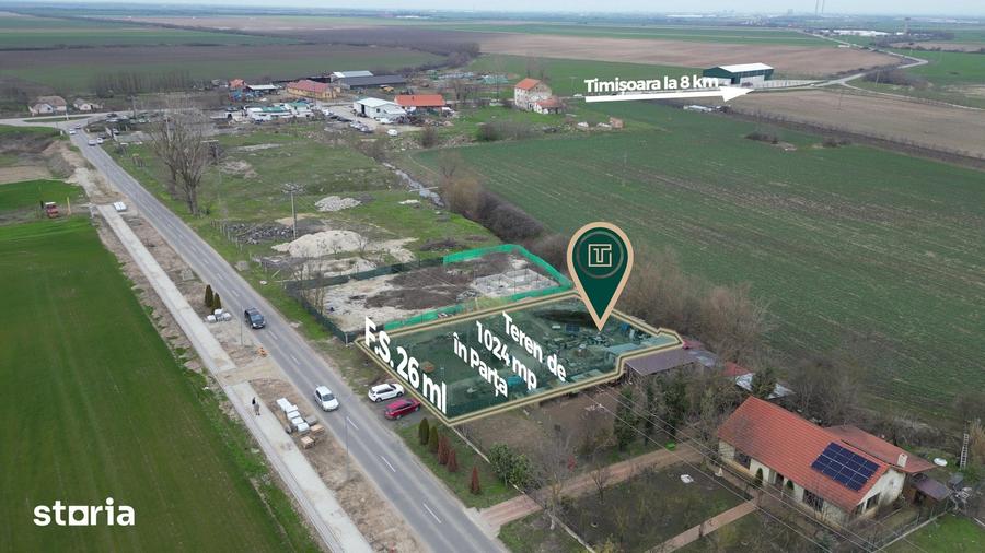 Teren generos de 1.024 mp de vanzare Parta, la 15 minute de Timi?oara - 4