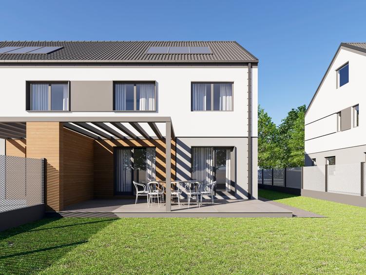Duplex cu 5 camere cu Teren 348 Mp în Moșnița Nouă