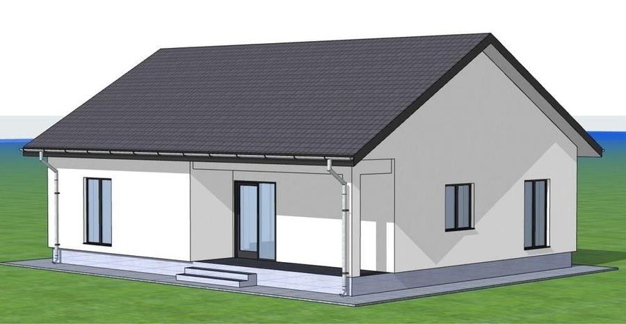 Casă individuală cu 4 camere cu Teren 430 Mp în Ișalnița