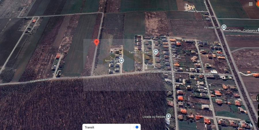 Teren Construcții intravilan de 600 mp, în Corbeanca