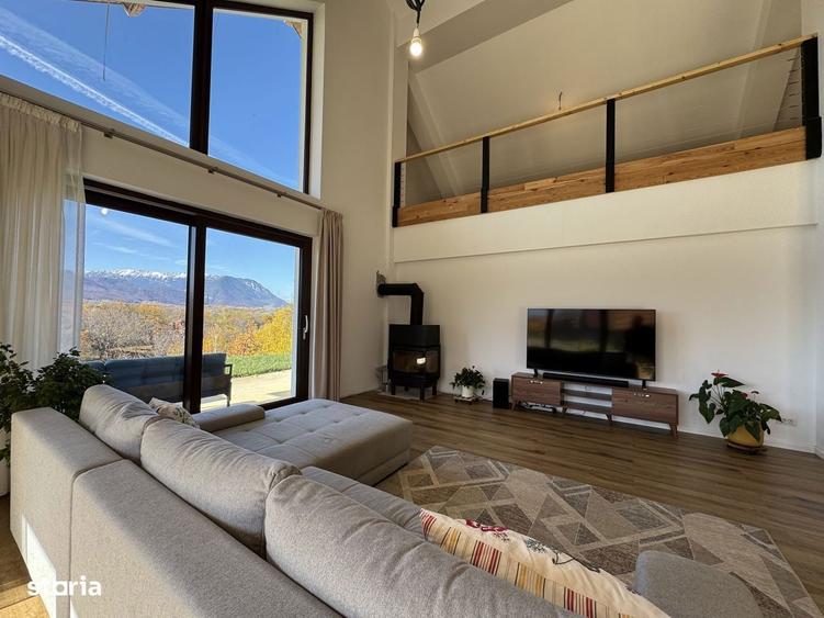 Casa cu vedere panoramica la Piatra Craiului si Bucegi in Sohodol-Bran - 13