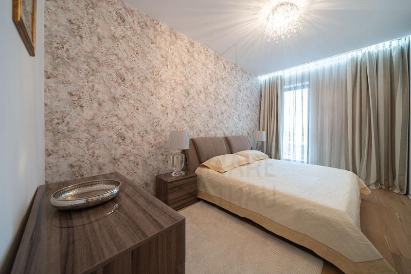 Apartament cu 3 camere decomandat, mobilat în Herăstrău