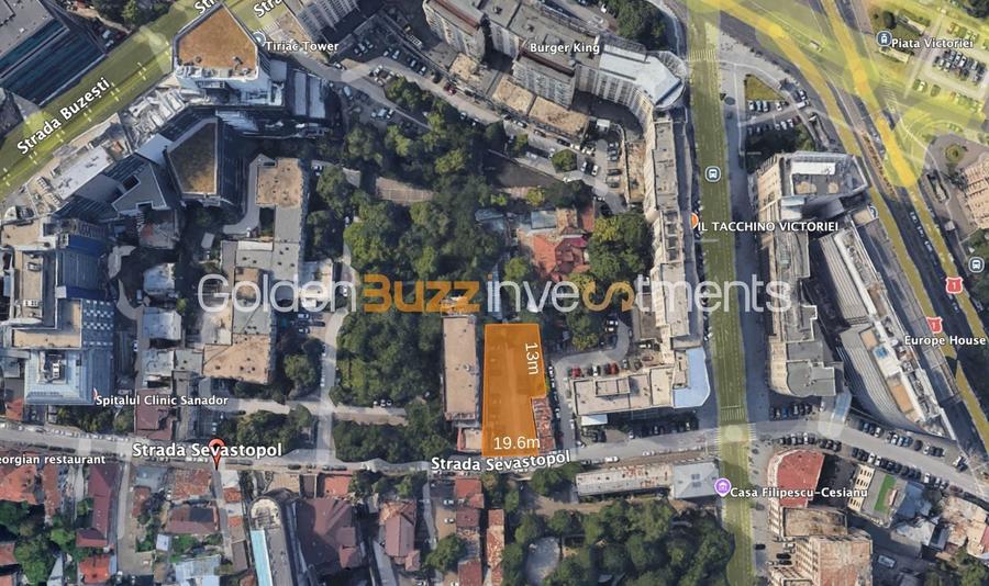 Teren Construcții de 874 mp, în P-ța Victoriei