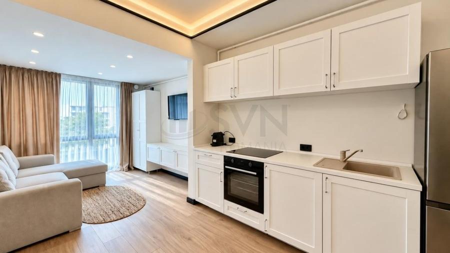 Apartament cu 2 camere semidecomandat, mobilat în Pipera — fotografia 2