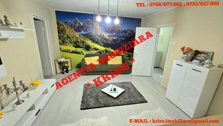 Apartament cu 2 camere semidecomandat în Craiovei