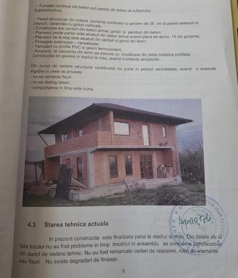 Casă individuală cu 4 camere cu Garaj în Călinești