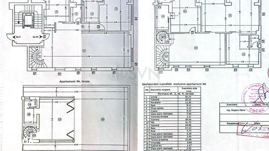 Apartament cu 4 camere semidecomandat în Dorobanți