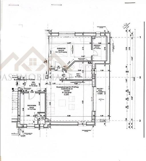 Apartament cu 2 camere în Valea Borcutului