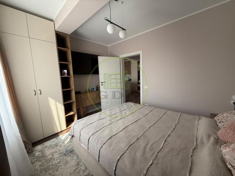 Apartament cu 2 camere, mobilat în Romanești