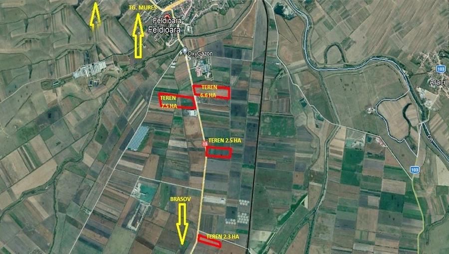 Teren cu front la DN13 spre Feldioara. - 3
