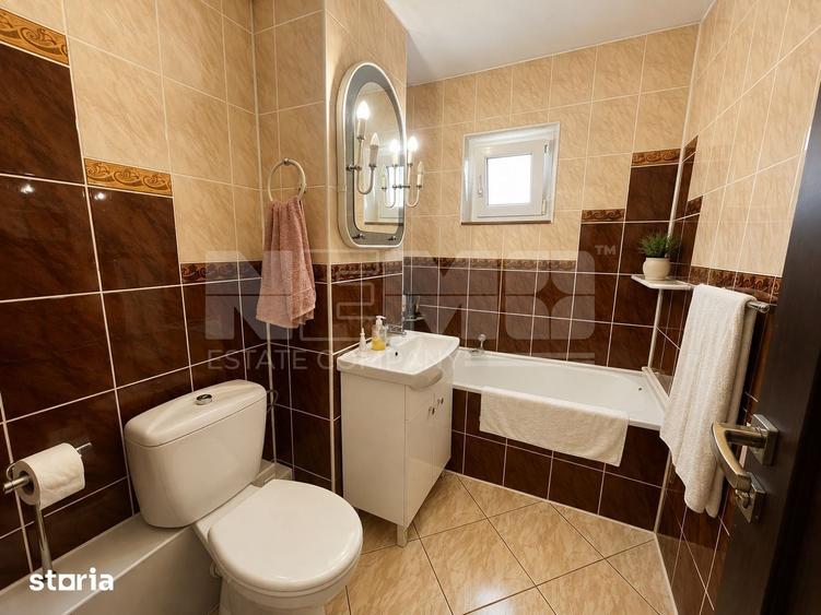 Apartament cu 3 camere semidecomandat în Central