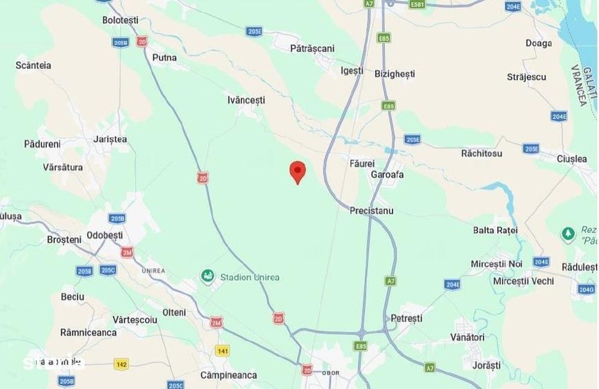 Teren de 7500 mp, în Central