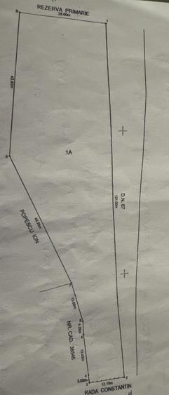 Teren de 2893 mp, în Exterior Vest