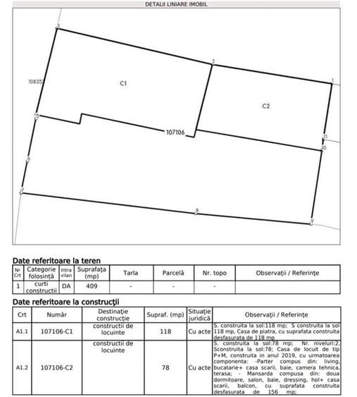 Casă individuală cu 8 camere cu Canalizare în Prejmer