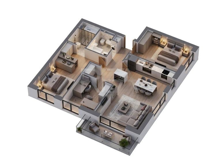 Apartament cu 4 camere decomandat în Ferdinand
