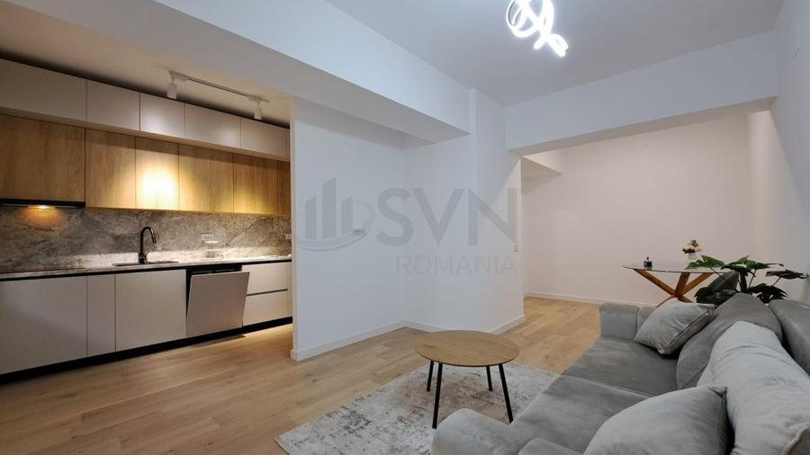 Apartament cu 2 camere semidecomandat, mobilat în Pipera — fotografia 3