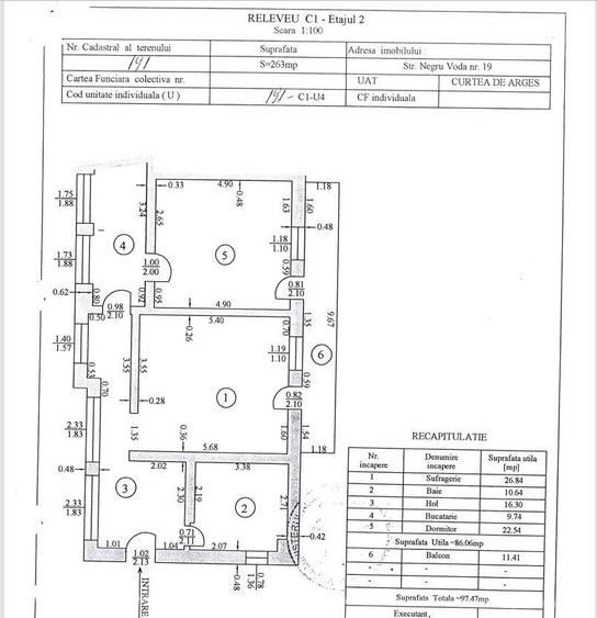 Apartament cu 4 camere în Ultracentral