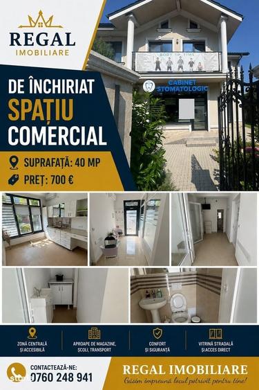 Spațiu comercial, de 40 mp, în Central