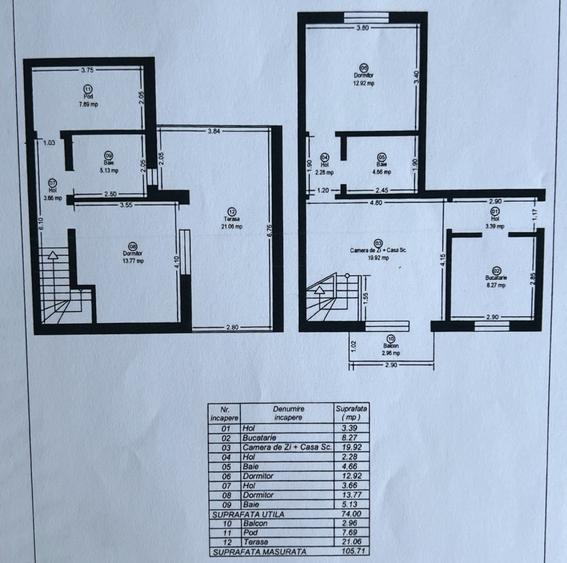 Apartament cu 3 camere semidecomandat, mobilat în Aradului