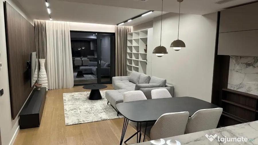 Apartament cu 2 camere semidecomandat, mobilat în Herăstrău