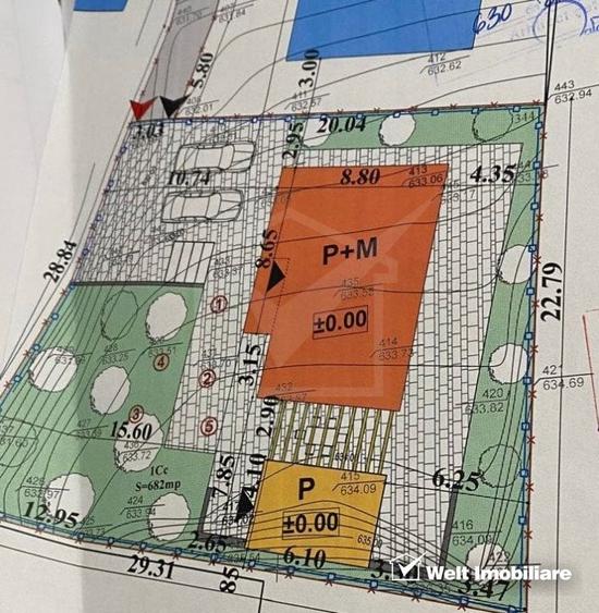 Teren Construcții intravilan de 682 mp, în Aiton