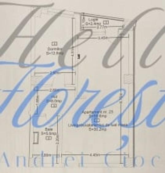 Apartament cu 2 camere semidecomandat în Dâmbul Rotund