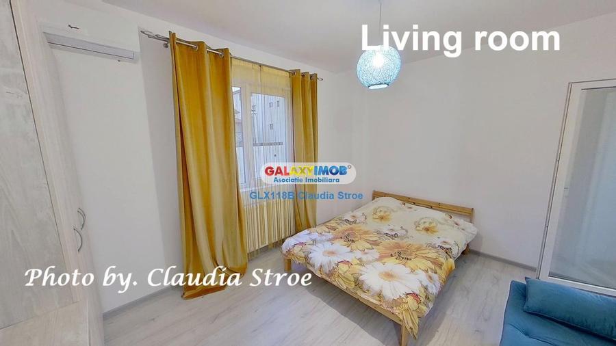 Garsonieră decomandată, mobilată în Militari